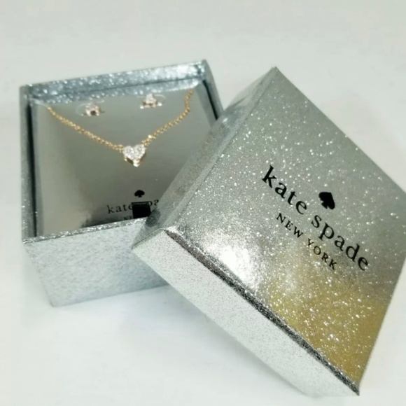 kate spade | Jewelry | Kate Spade New York Yours Truly Heart Pave Studs